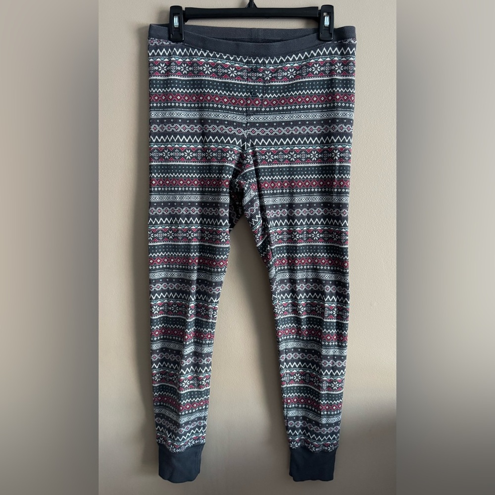 Old Navy Women’s Printed Multicolor Stretch Pajama Leggings, Size Large